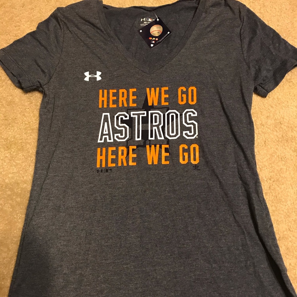 Women’s under Armour Houston Astros baseball shirt
